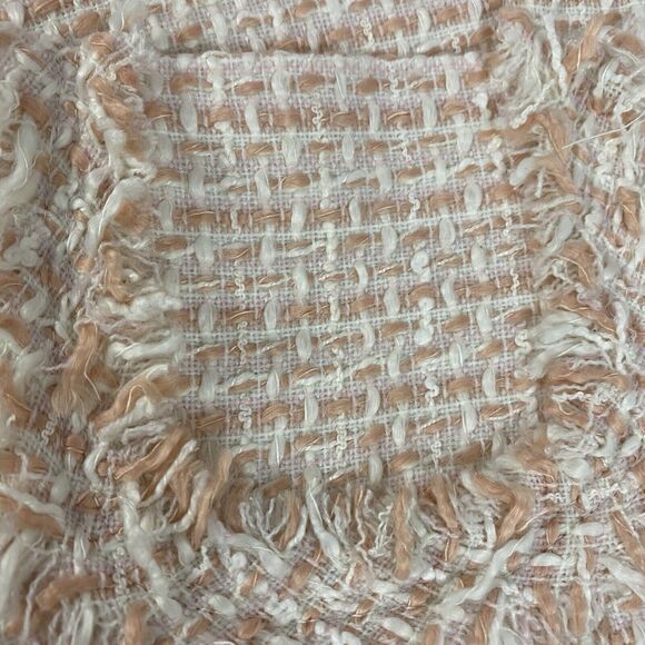 Style & Co Blazer Womens 16 Peach Tweed Jacket Career Professional Work Office - Picture 8 of 15